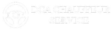 DCA chauffeur logo white